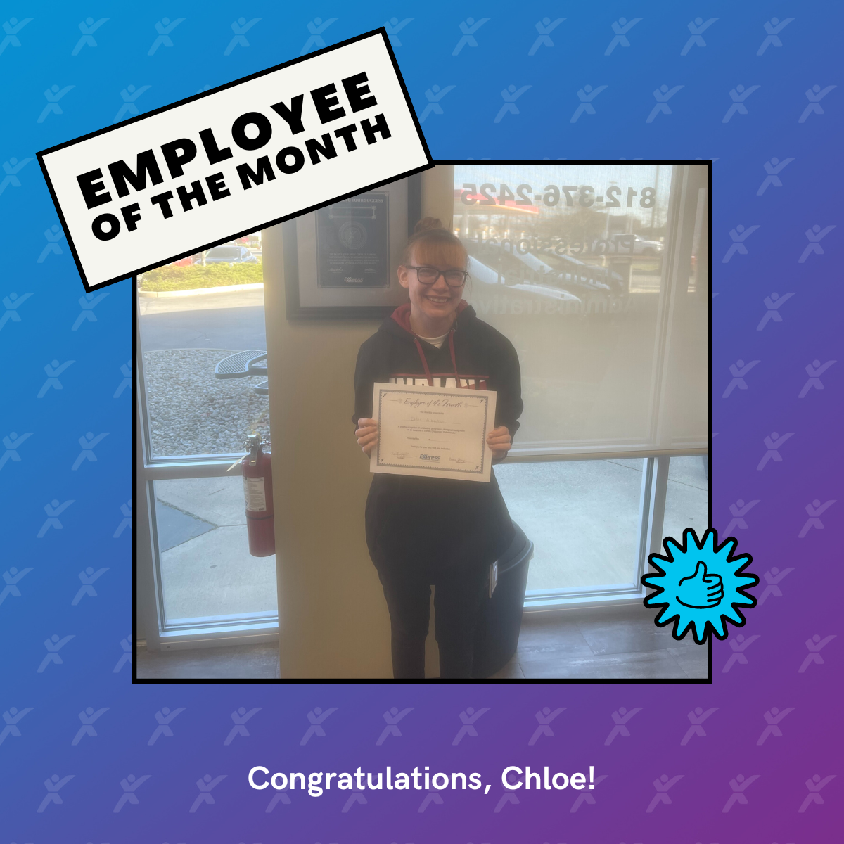 Chloe - Associate of the Month - Light Industrial